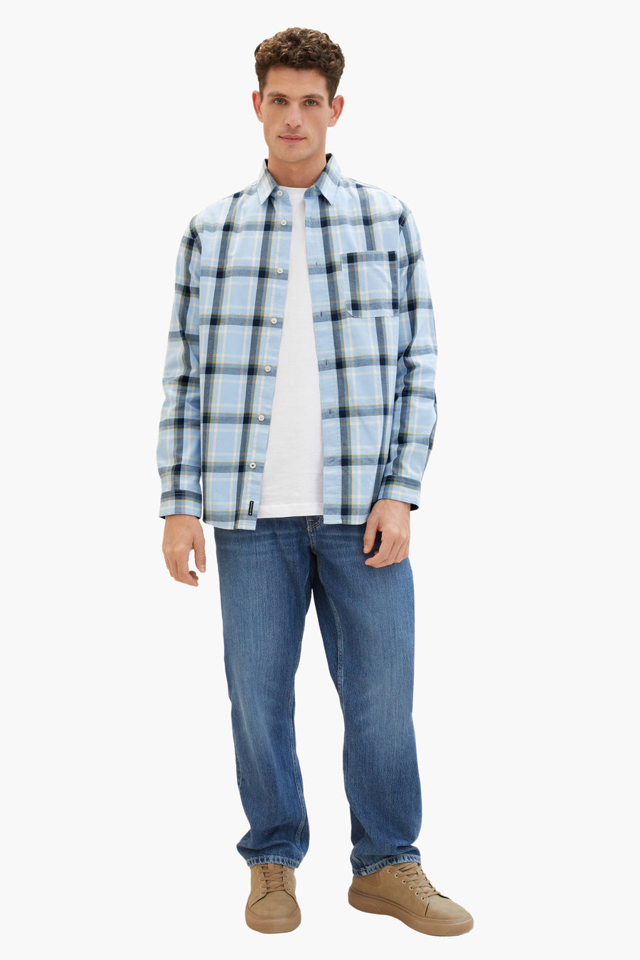 Hemd (lange mouwen) Blauw - TOM TAILOR