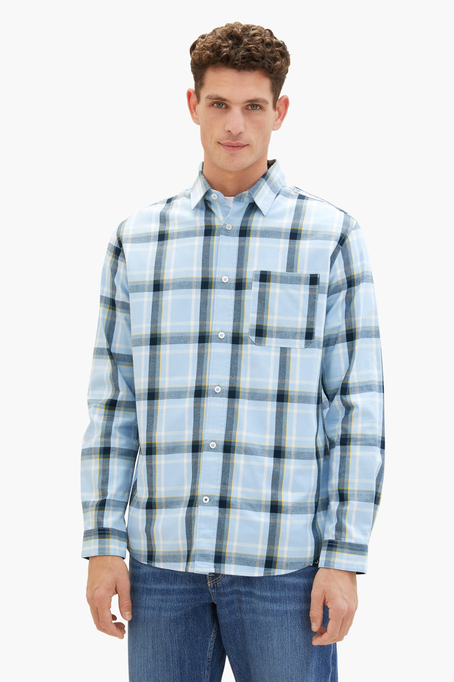 Hemd (lange mouwen) Blauw - TOM TAILOR