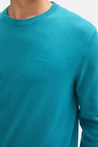 Trui met ronde hals Blauw - TOM TAILOR