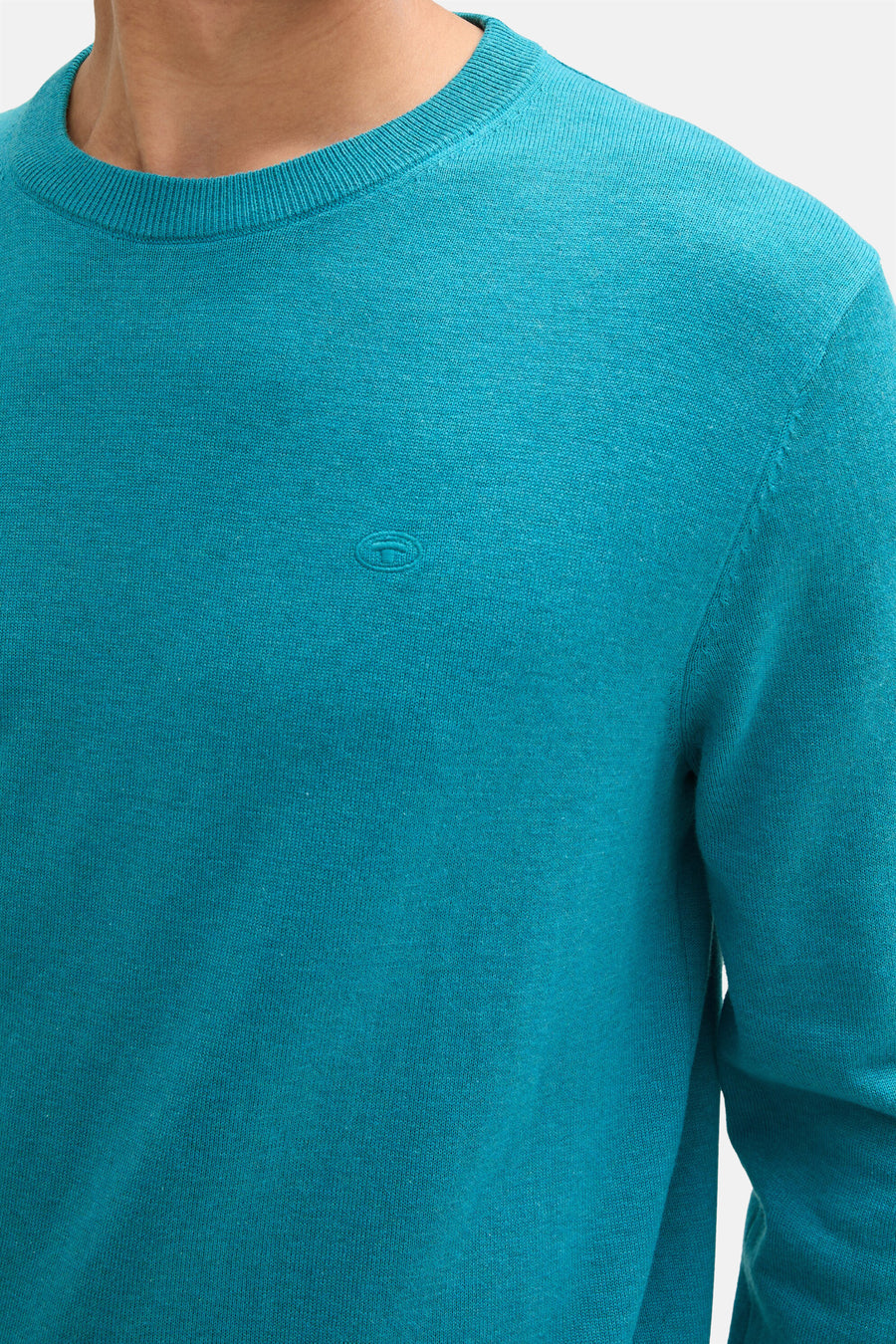 Trui met ronde hals Blauw - TOM TAILOR
