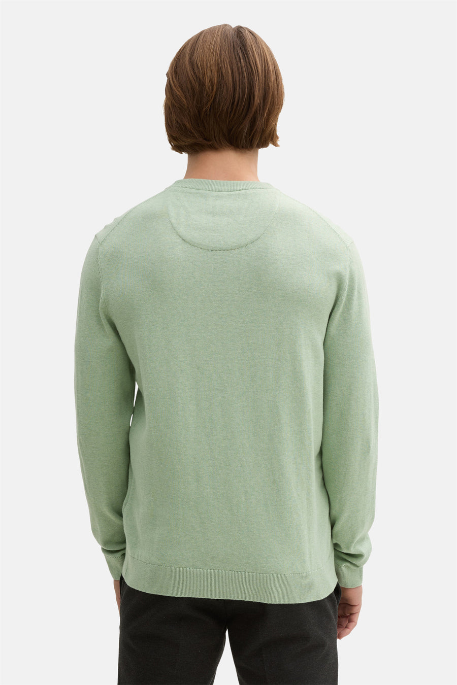 Trui met ronde hals Groen - TOM TAILOR