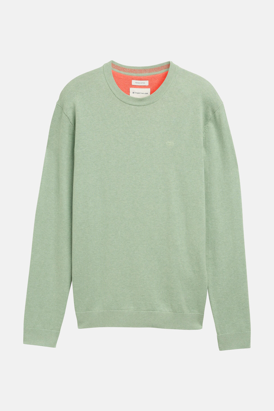 Trui met ronde hals Groen - TOM TAILOR