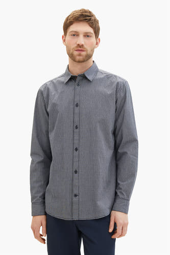Hemd (lange mouwen) Blauw - TOM TAILOR