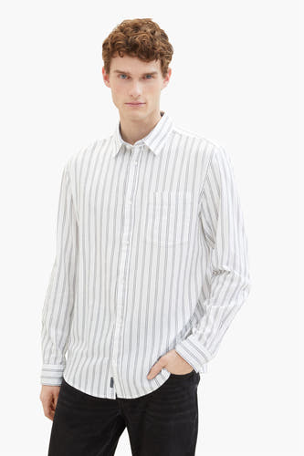 Hemd (lange mouwen) Wit - TOM TAILOR