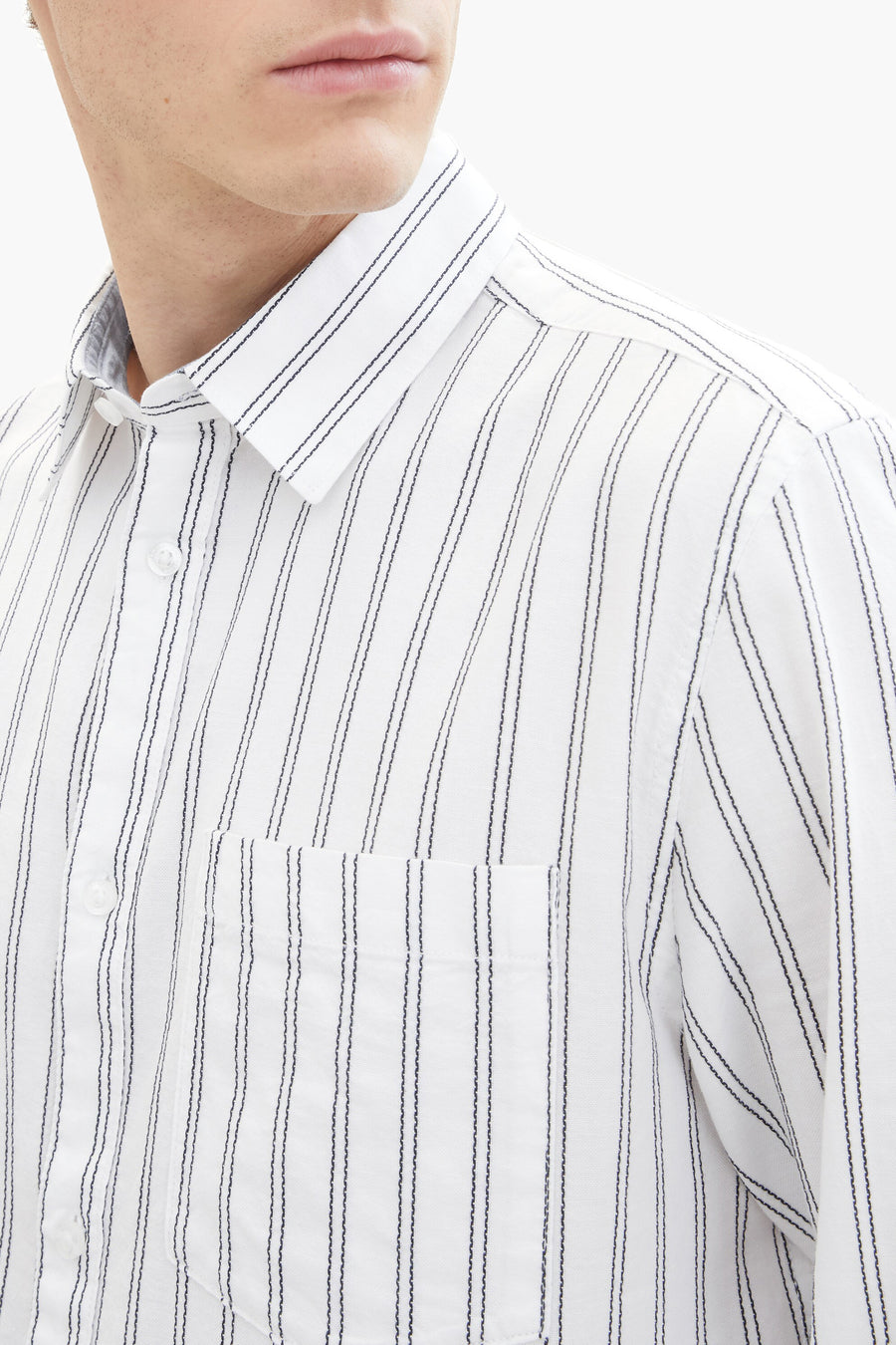 Hemd (lange mouwen) Wit - TOM TAILOR