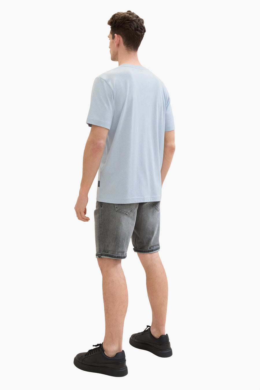 Jeansshort Light grey denim - TOM TAILOR