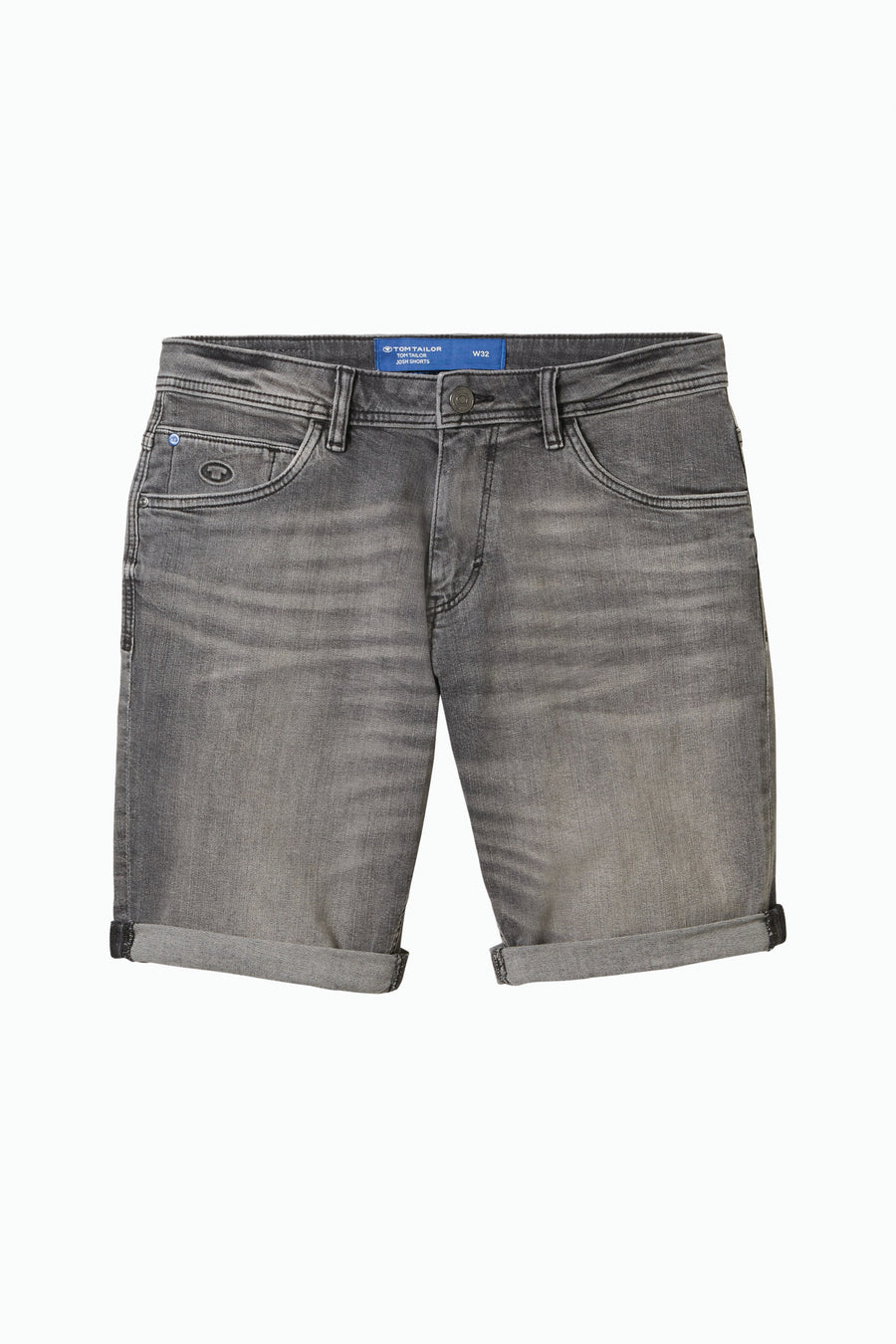 Jeansshort Light grey denim - TOM TAILOR
