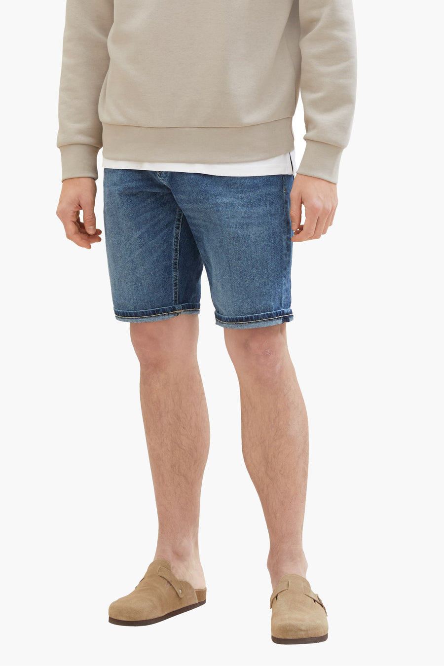 Jeansshort Dark blue denim - TOM TAILOR