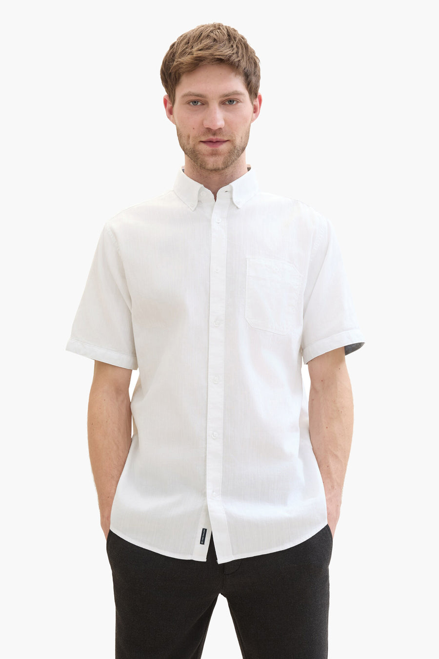 Hemd (korte mouwen) Wit - TOM TAILOR