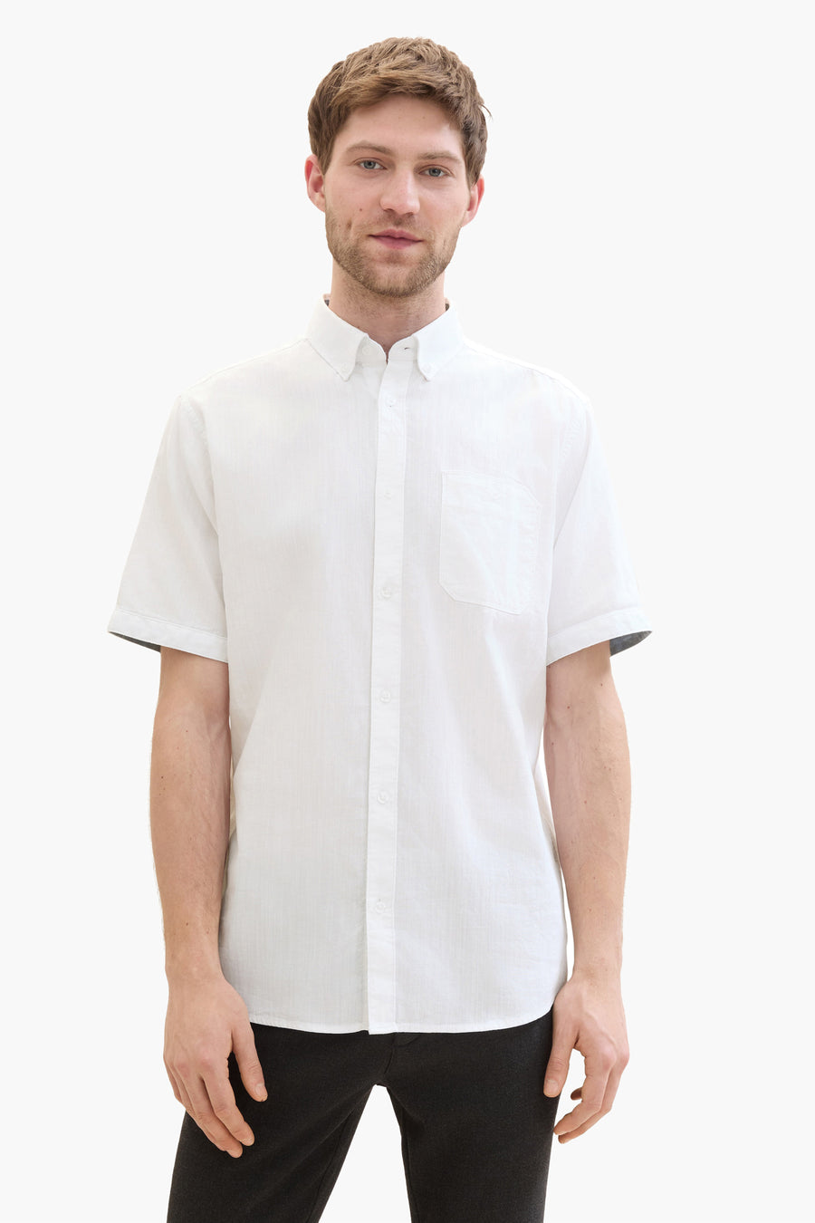 Hemd (korte mouwen) Wit - TOM TAILOR