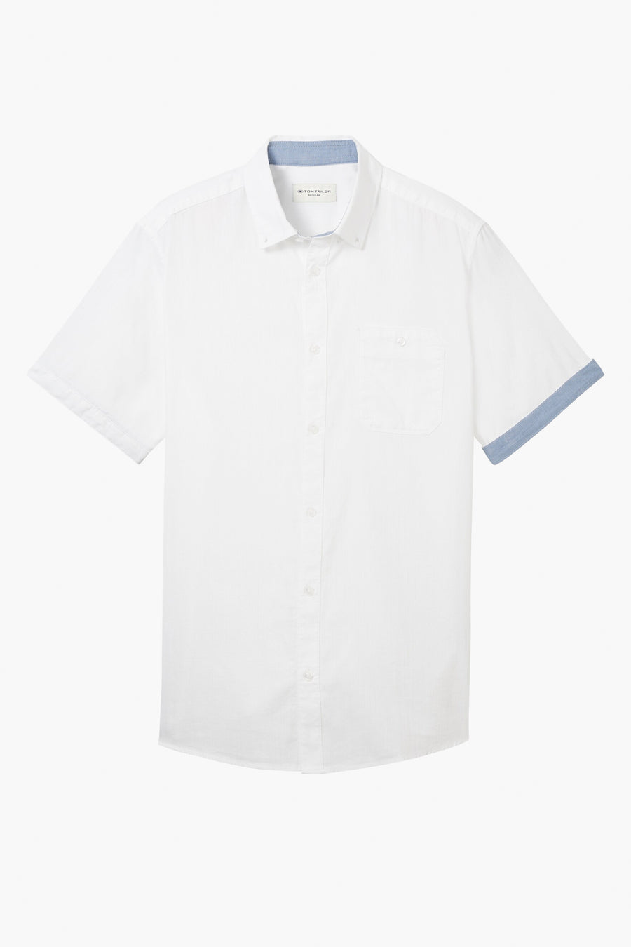 Hemd (korte mouwen) Wit - TOM TAILOR