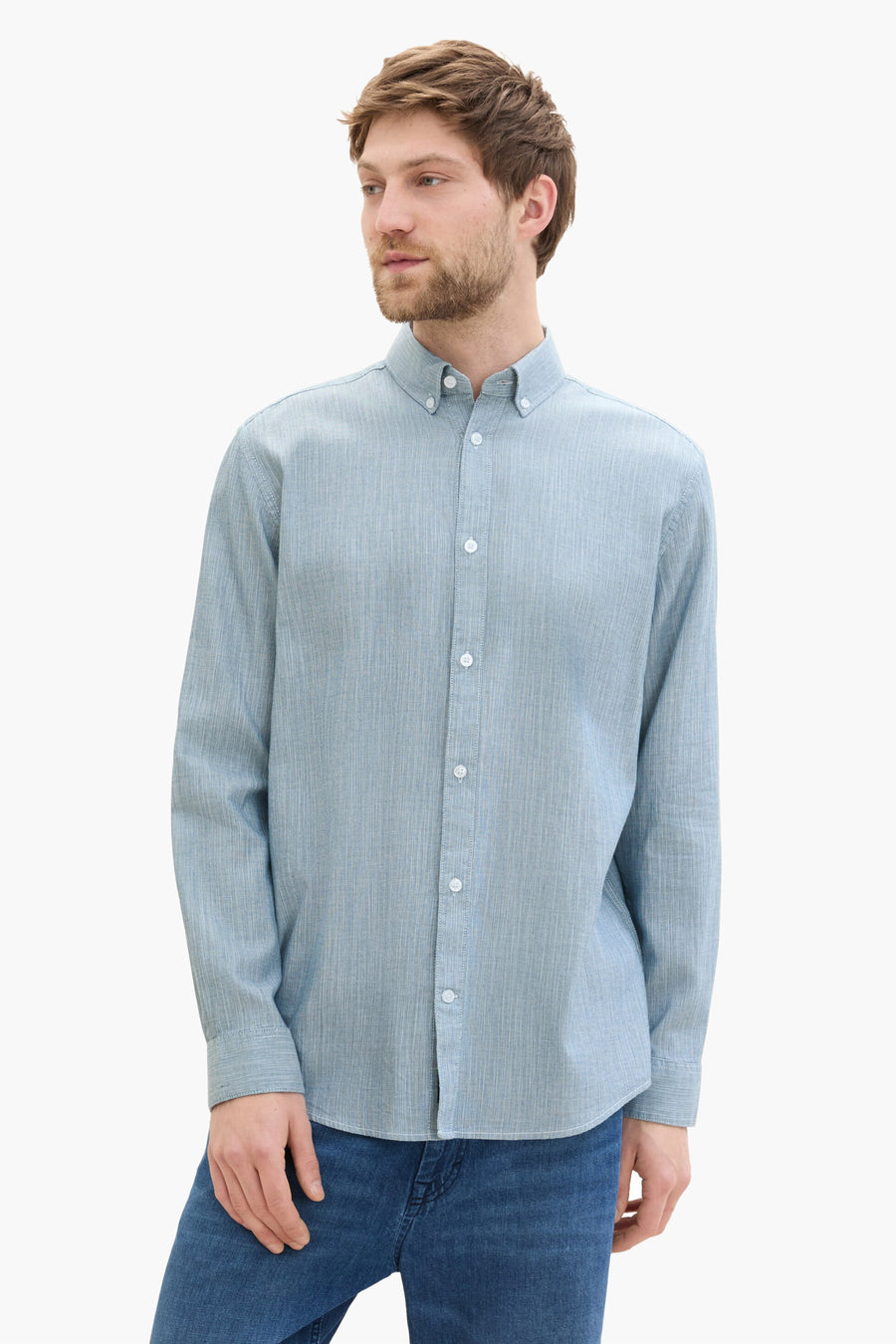 Hemd (lange mouwen) Blauw - TOM TAILOR