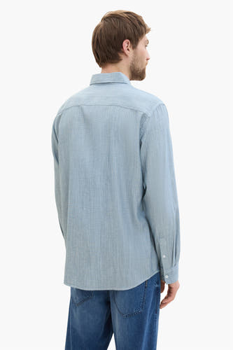 Hemd (lange mouwen) Blauw - TOM TAILOR