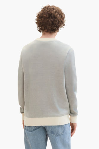 Trui met ronde hals Groen - TOM TAILOR