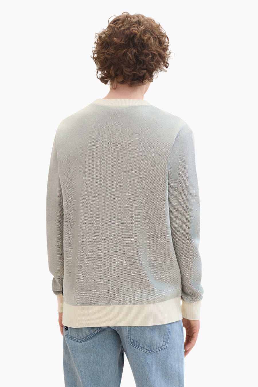 Trui met ronde hals Groen - TOM TAILOR