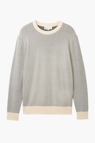 Trui met ronde hals Groen - TOM TAILOR