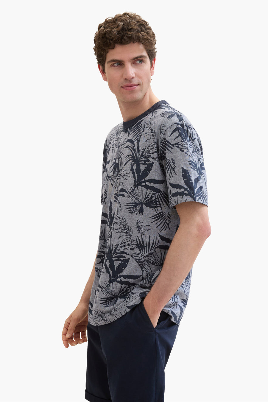 T-shirt (korte mouwen) Blauw - TOM TAILOR