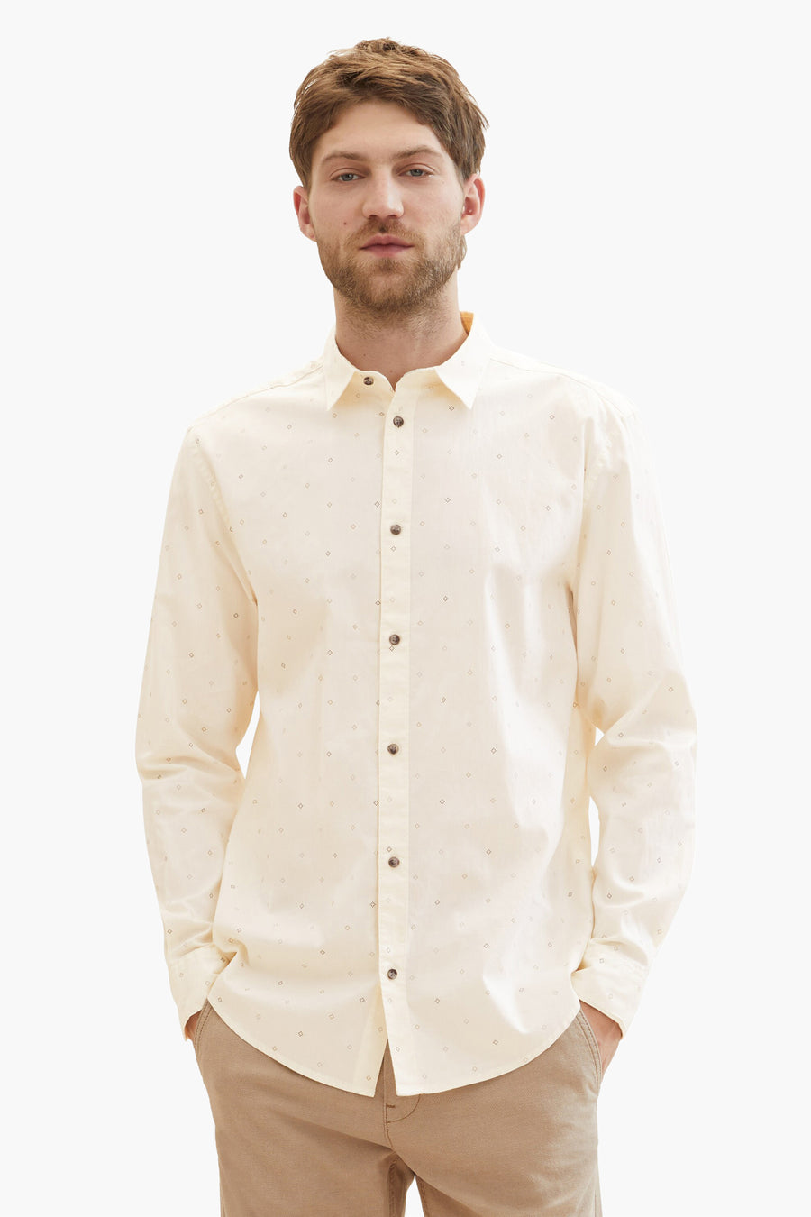 Hemd (lange mouwen) Ecru - TOM TAILOR