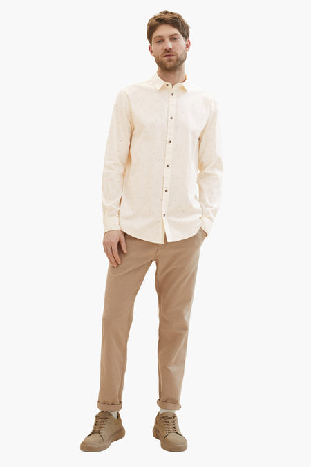 Hemd (lange mouwen) Ecru - TOM TAILOR