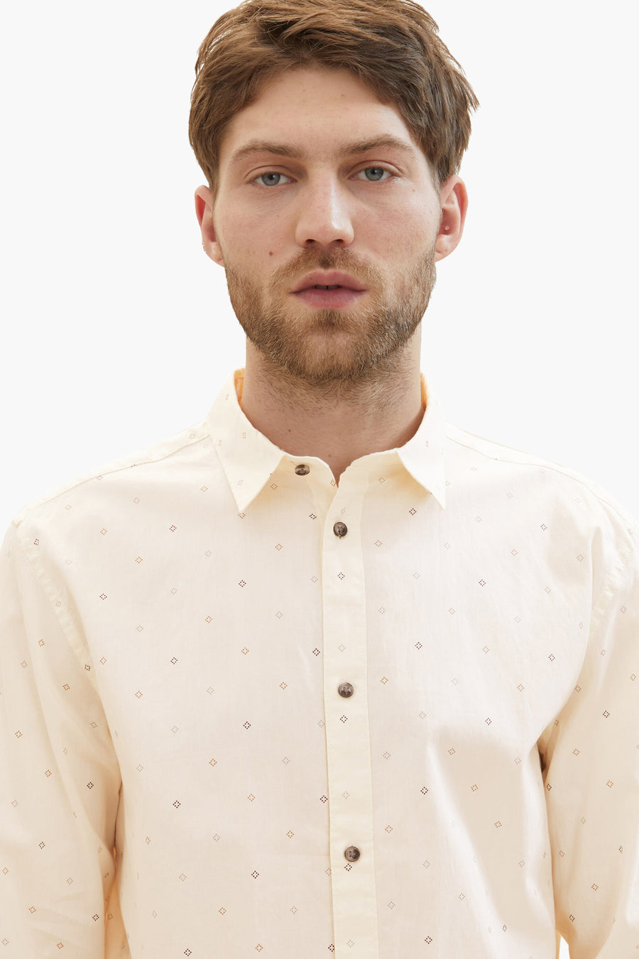 Hemd (lange mouwen) Ecru - TOM TAILOR