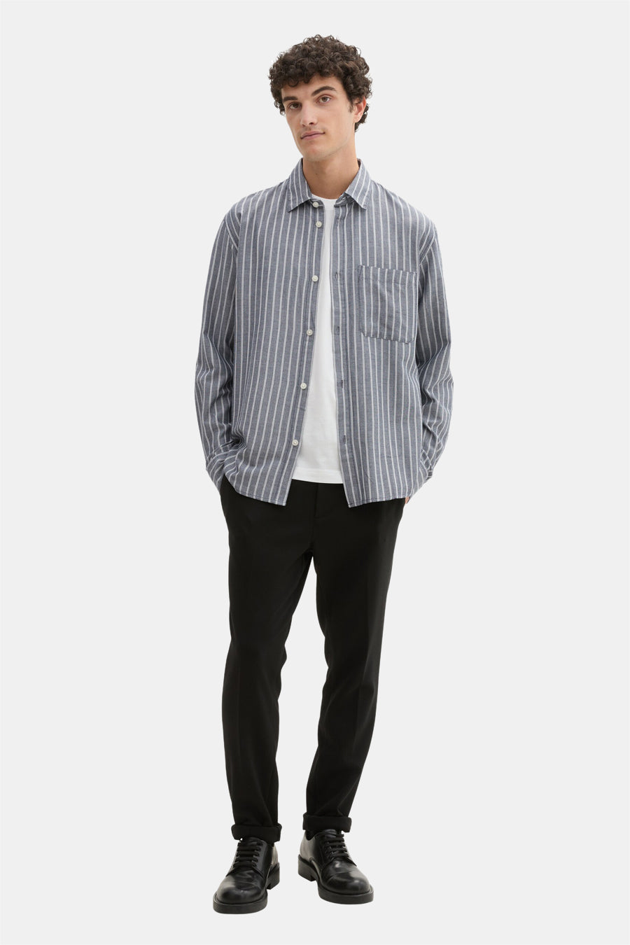Hemd (lange mouwen) Blauw - TOM TAILOR