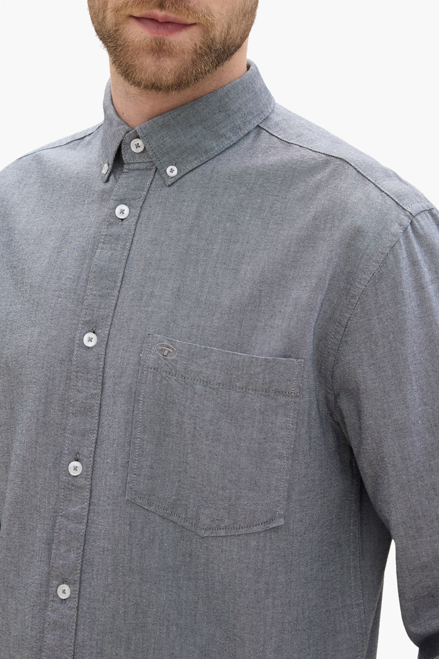 Hemd (lange mouwen) Blauw - TOM TAILOR