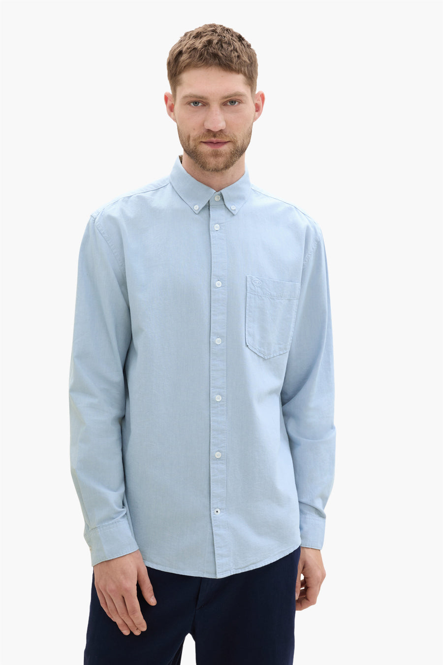 Hemd (lange mouwen) Blauw - TOM TAILOR