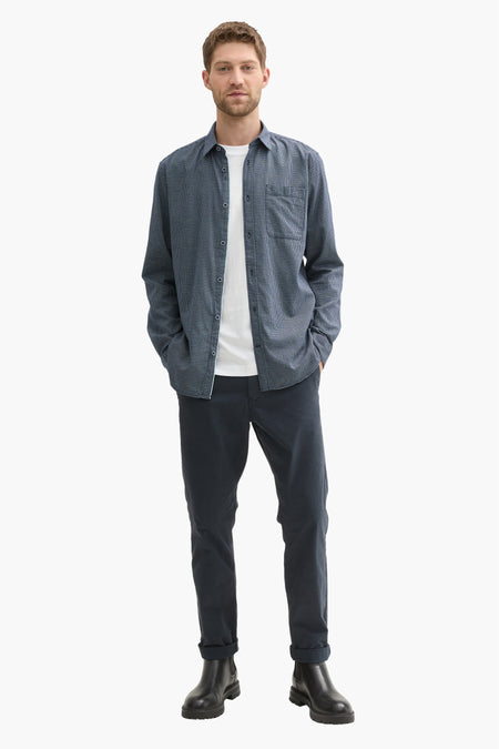 Hemd (lange mouwen) Blauw - TOM TAILOR