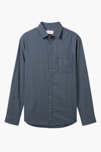 Hemd (lange mouwen) Blauw - TOM TAILOR