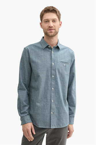 Hemd (lange mouwen) Blauw - TOM TAILOR