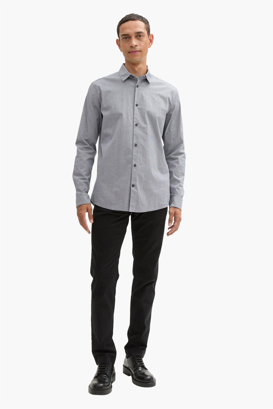 Hemd (lange mouwen) Grijs - TOM TAILOR