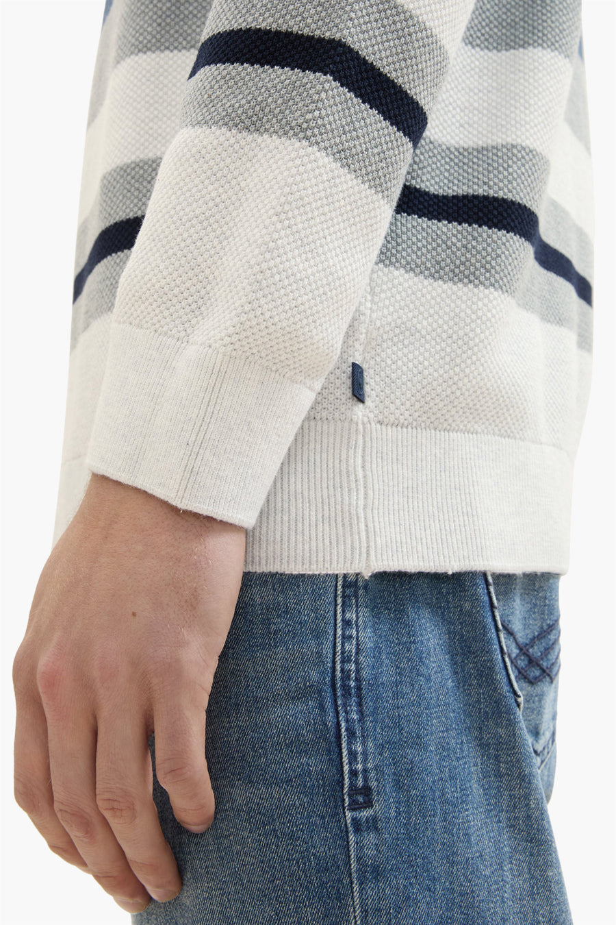 Trui met ronde hals Grijs - TOM TAILOR
