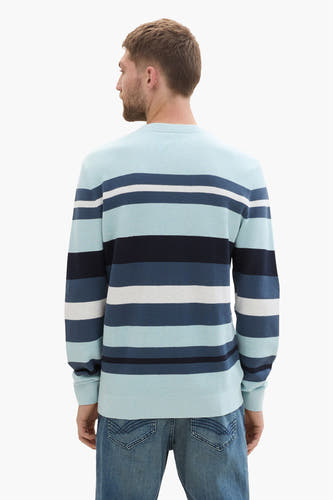 Trui met ronde hals Blauw - TOM TAILOR
