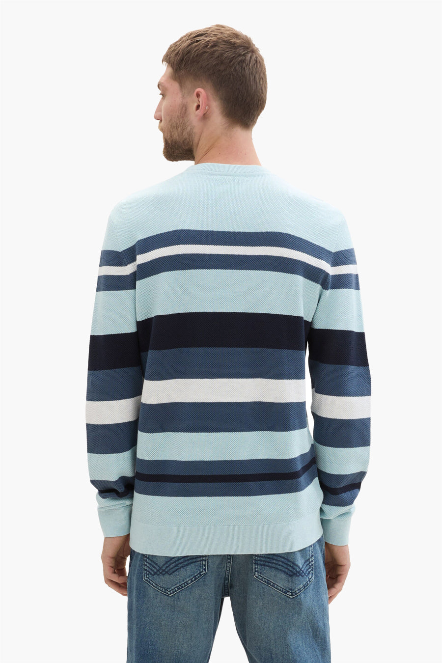 Trui met ronde hals Blauw - TOM TAILOR