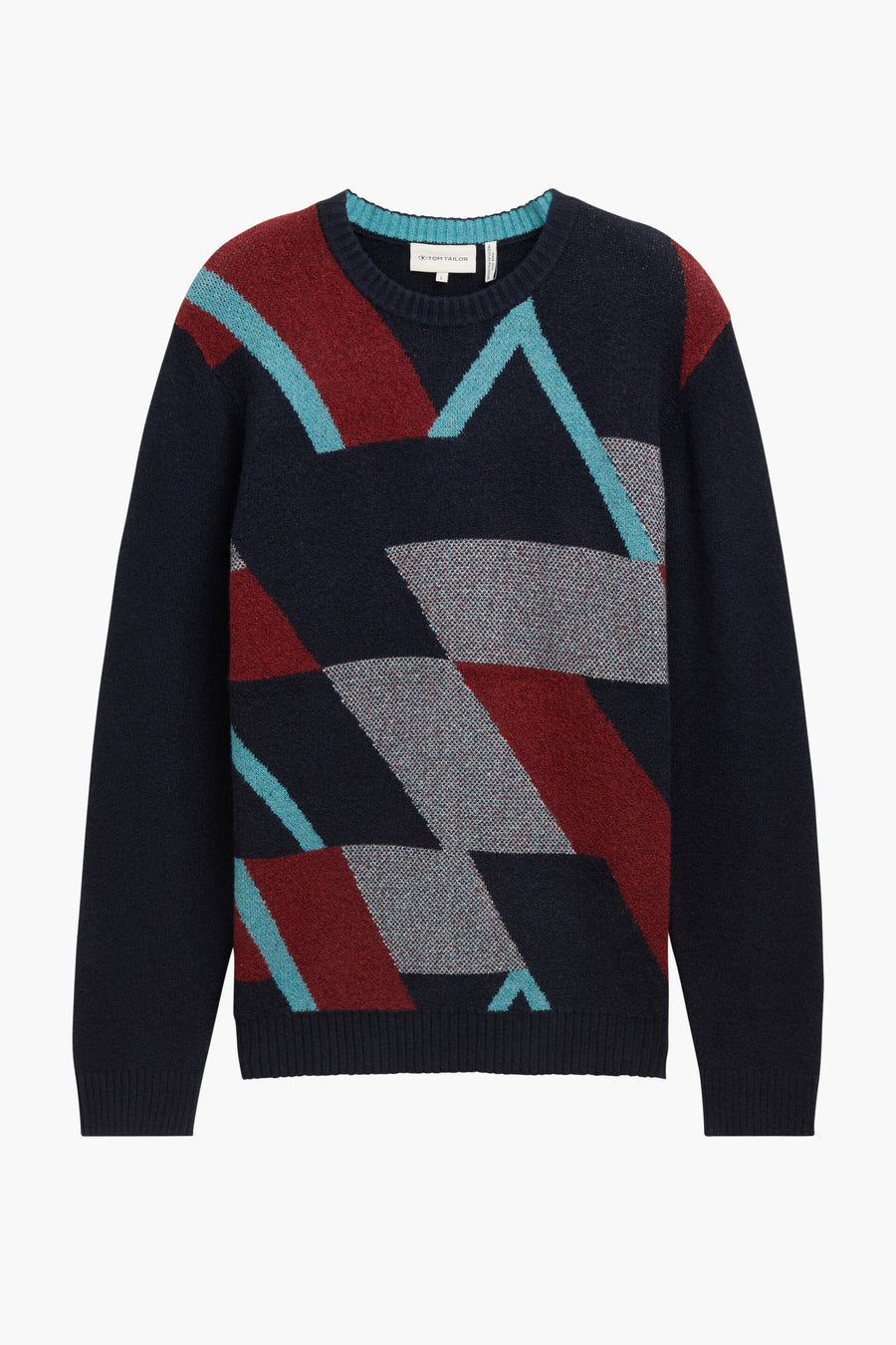 Trui met ronde hals Blauw - TOM TAILOR