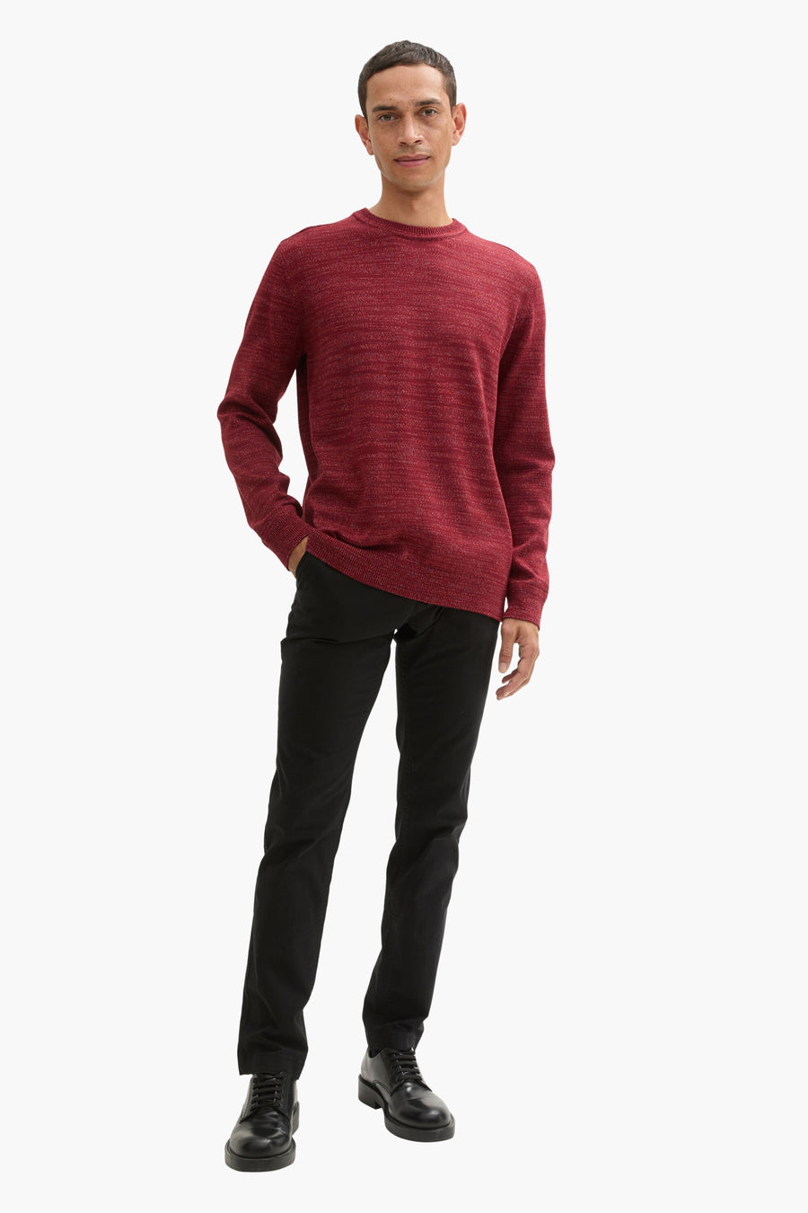 Trui met ronde hals Rood - TOM TAILOR