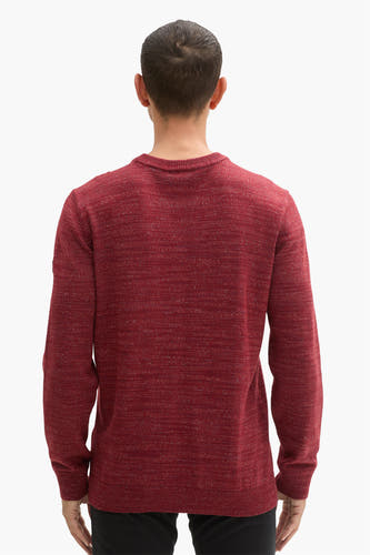 Trui met ronde hals Rood - TOM TAILOR