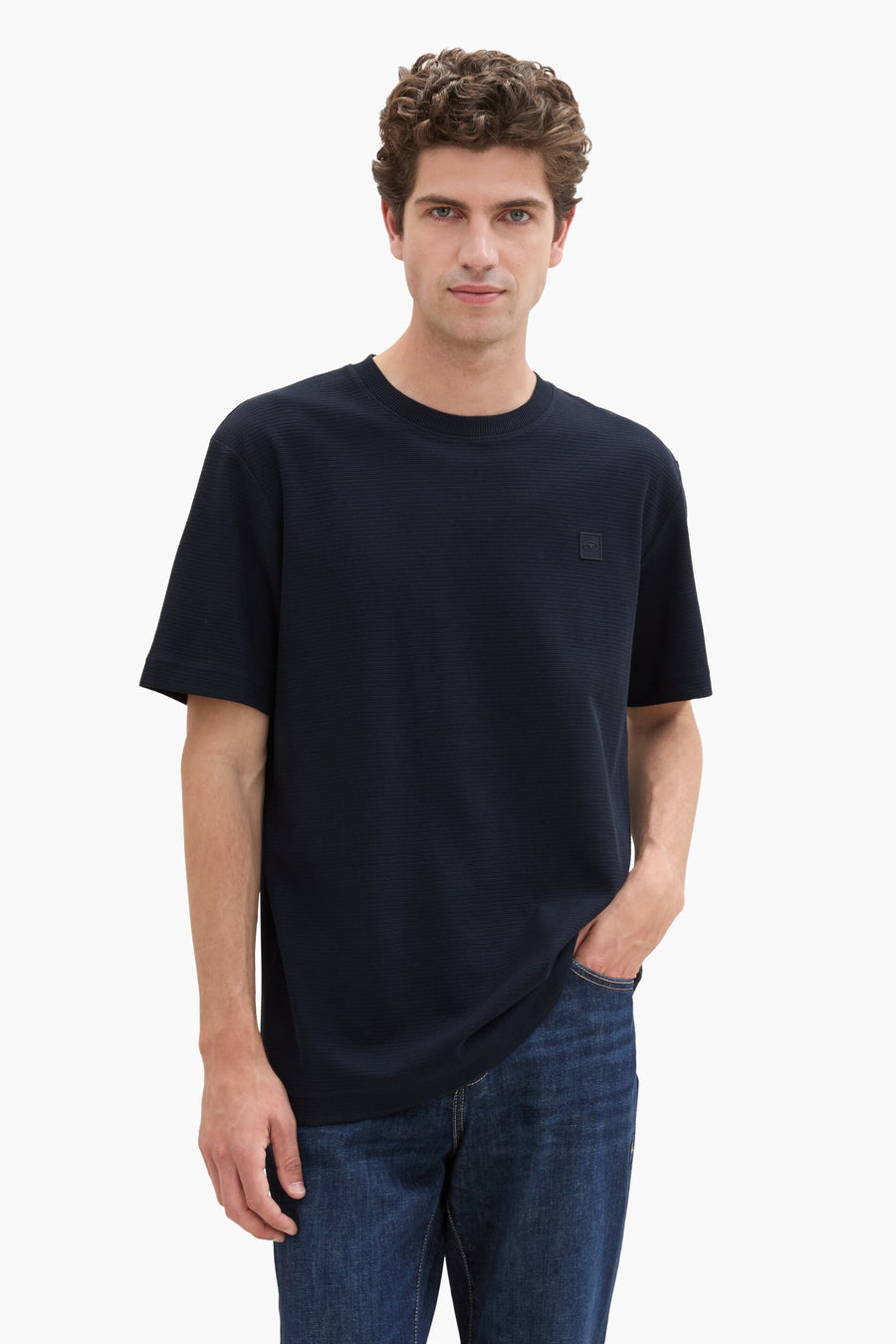 T-shirt (korte mouwen) Blauw - TOM TAILOR