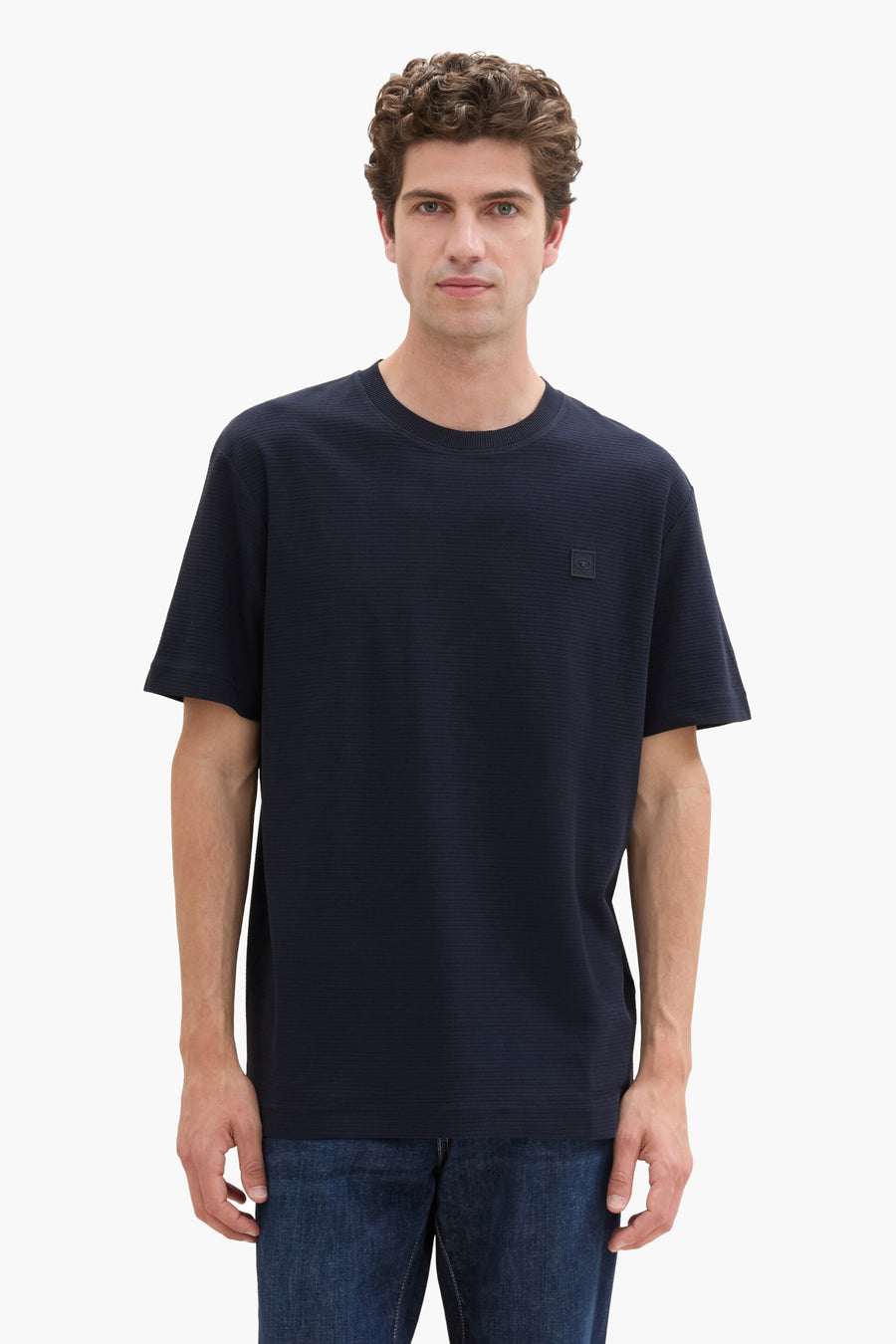 T-shirt (korte mouwen) Blauw - TOM TAILOR