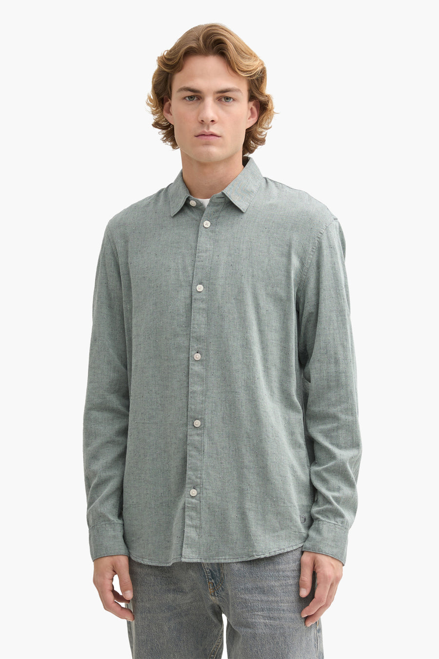 Hemd (lange mouwen) Groen - TOM TAILOR