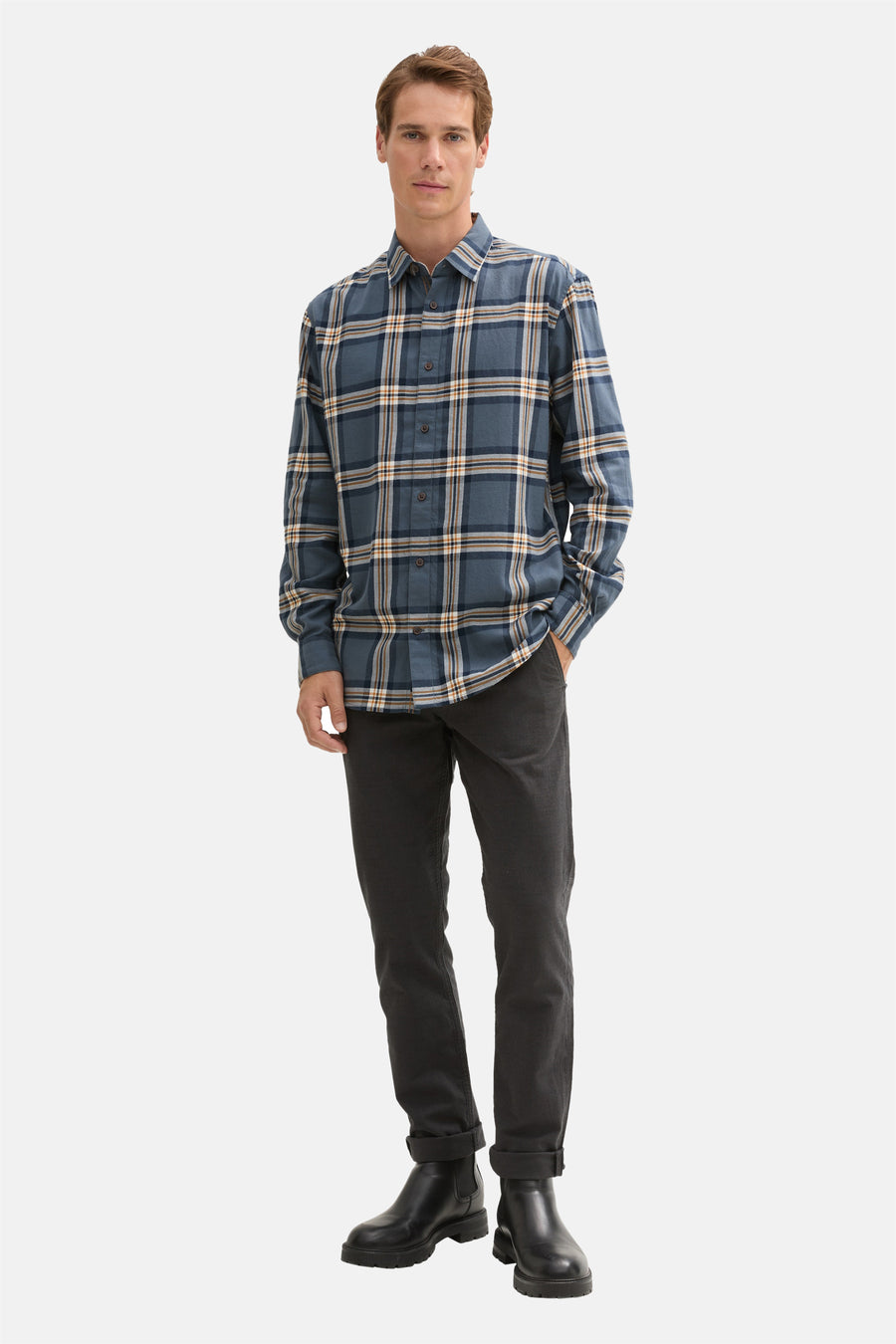 Hemd (lange mouwen) Blauw - TOM TAILOR