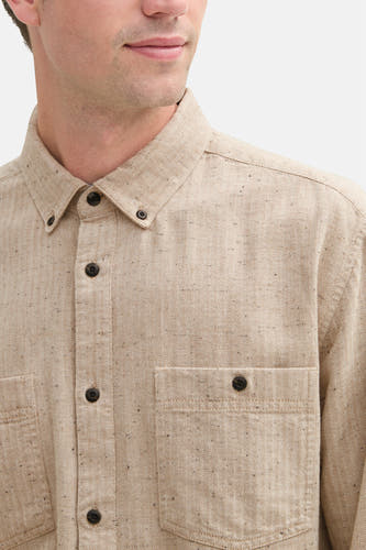 Hemd (lange mouwen) Beige - TOM TAILOR