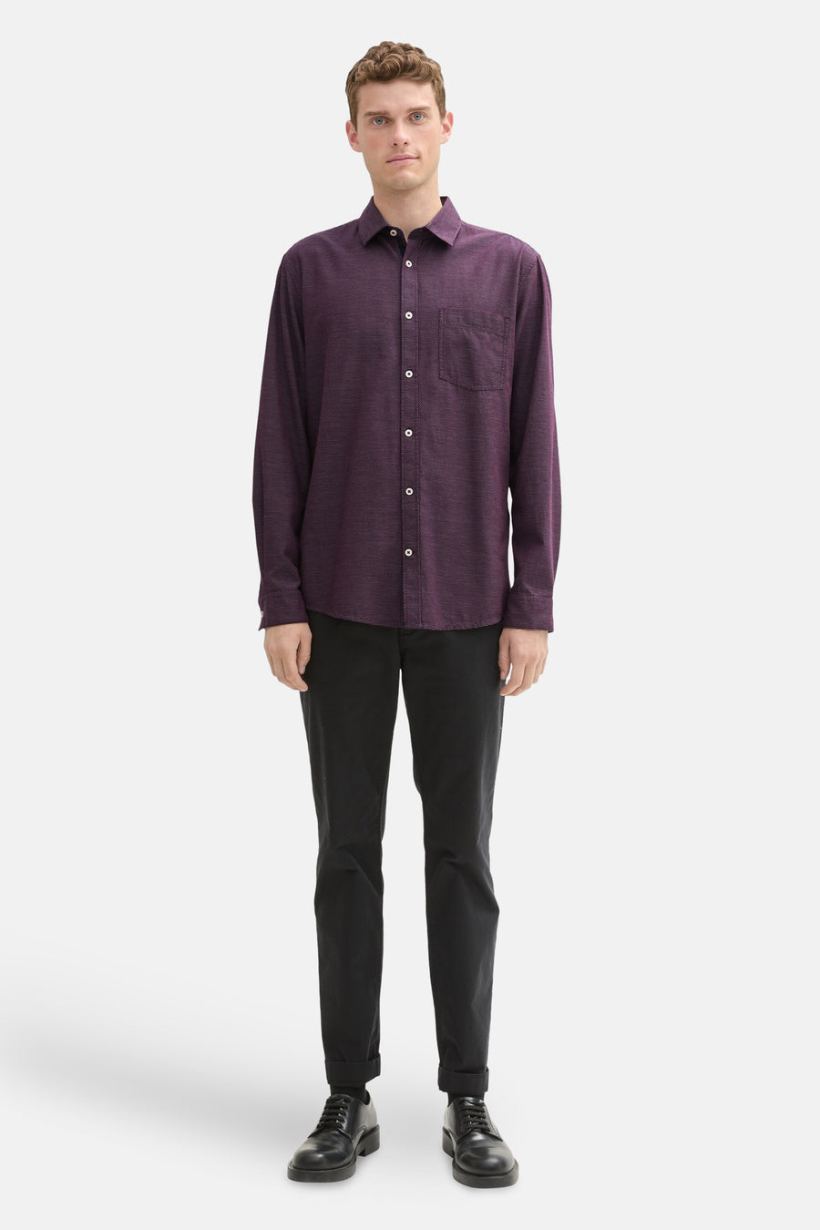 Hemd (lange mouwen) Rood - TOM TAILOR