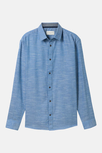 Hemd (lange mouwen) Blauw - TOM TAILOR