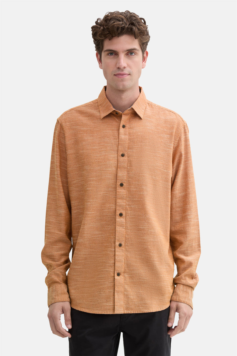 Hemd (lange mouwen) Oranje - TOM TAILOR