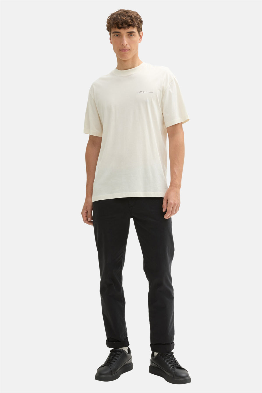 T-shirt (korte mouwen) Ecru - TOM TAILOR