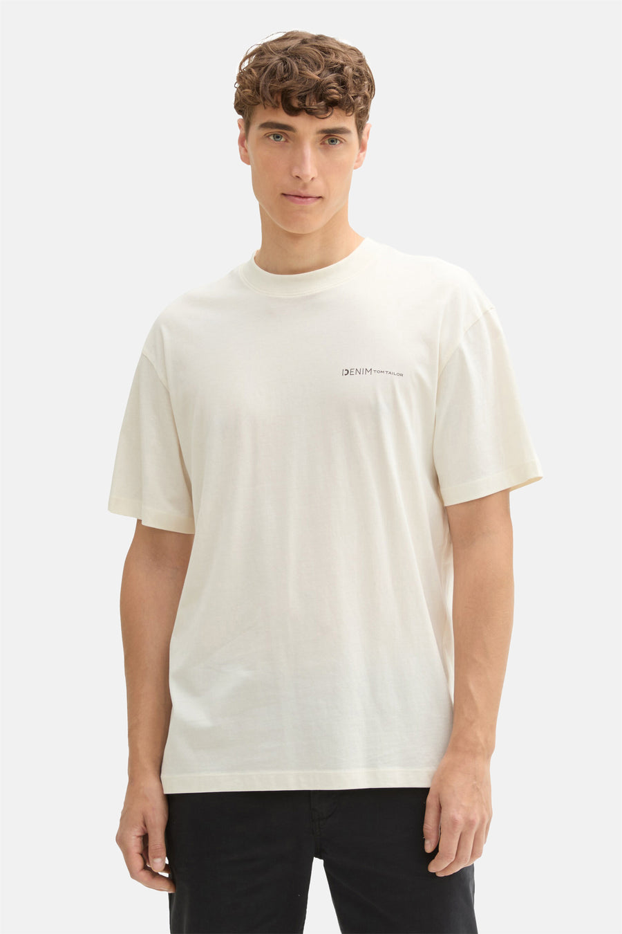 T-shirt (korte mouwen) Ecru - TOM TAILOR