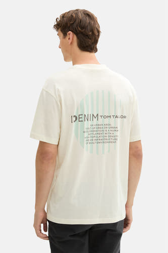 T-shirt (korte mouwen) Ecru - TOM TAILOR