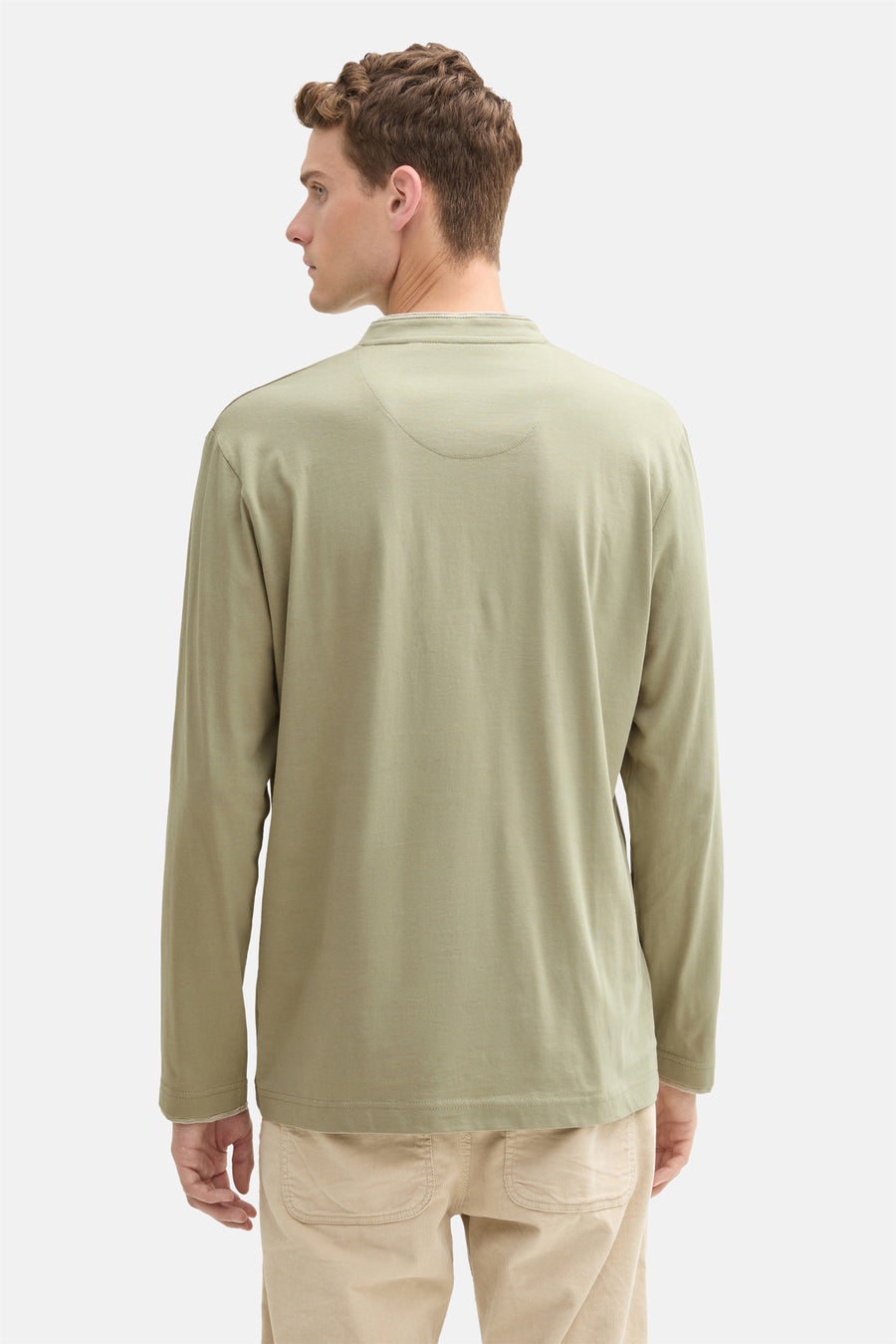 T-shirt (lange mouwen) Groen - TOM TAILOR