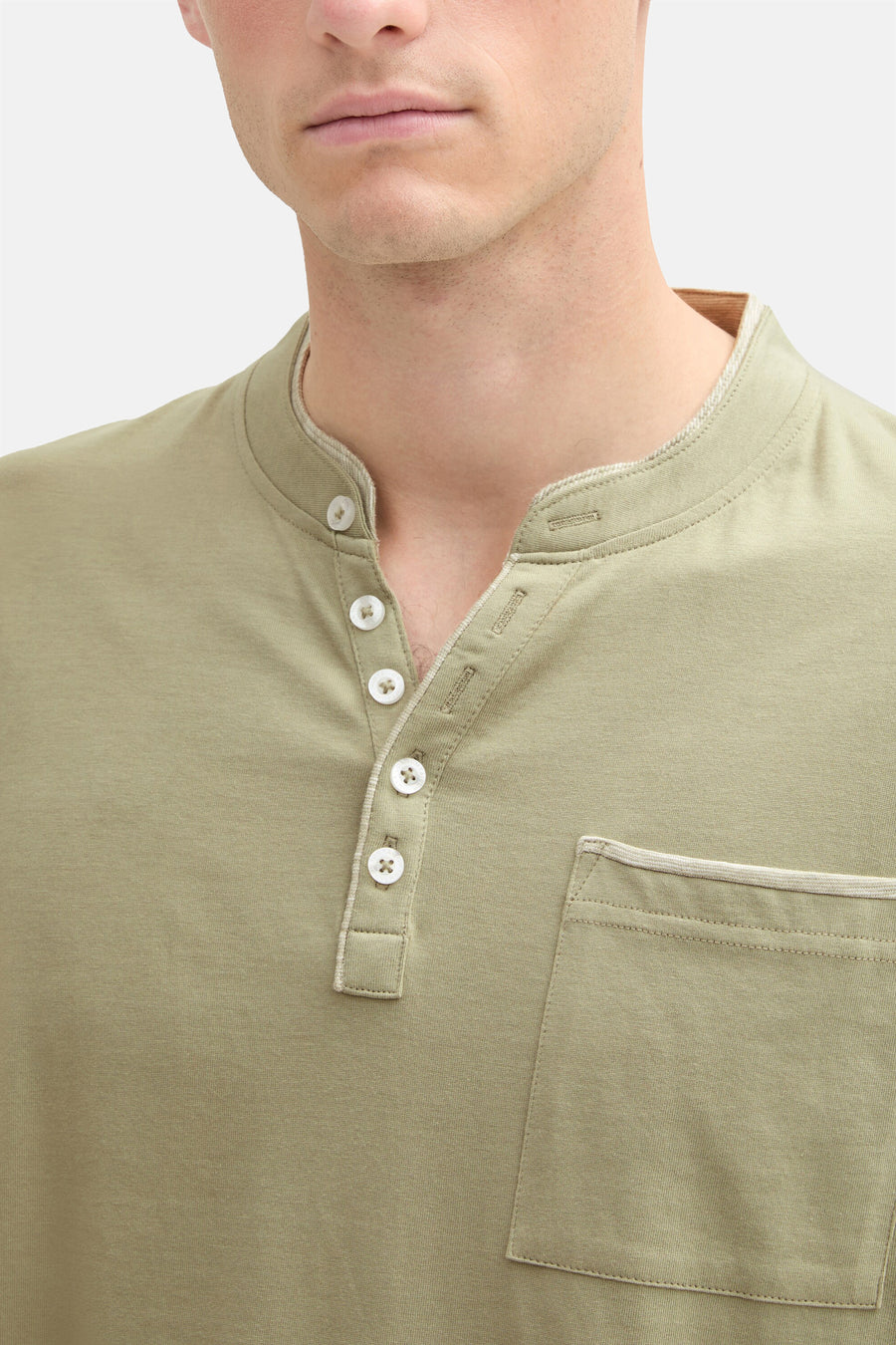 T-shirt (lange mouwen) Groen - TOM TAILOR
